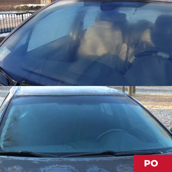 sprej na rozmrazování oken